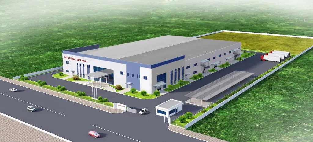 Nhà xưởng quy mô lớn trong khu công nghiệp