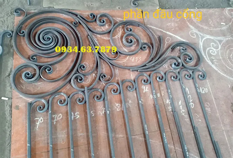 Hoa văn sắt mỹ thuật hiện đại