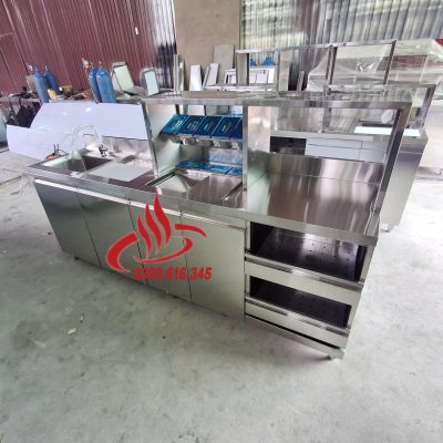 Quầy Pha Chế Trà Sữa Inox: Chìa Khóa Vận Hành Hiệu Quả Cho Quán Của Bạn