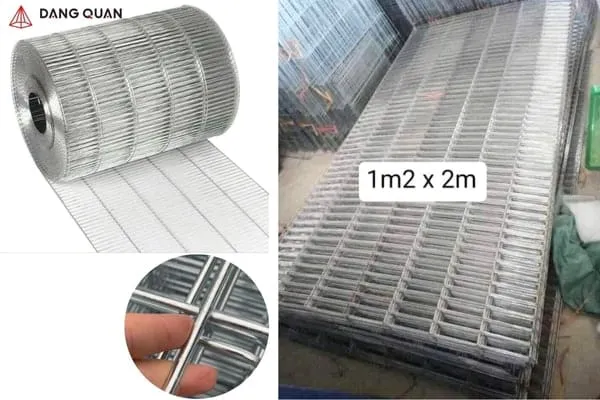 quy cách hàng rào lưới thép hàn mạ kẽm