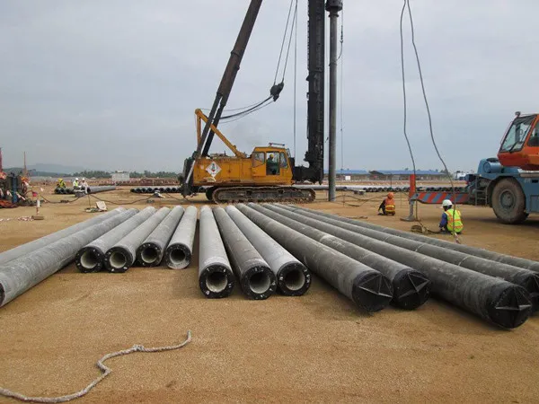 Chuẩn bị mặt bằng thi công ép cọc là bước đầu tiên trong quy trình ép cọc bê tông