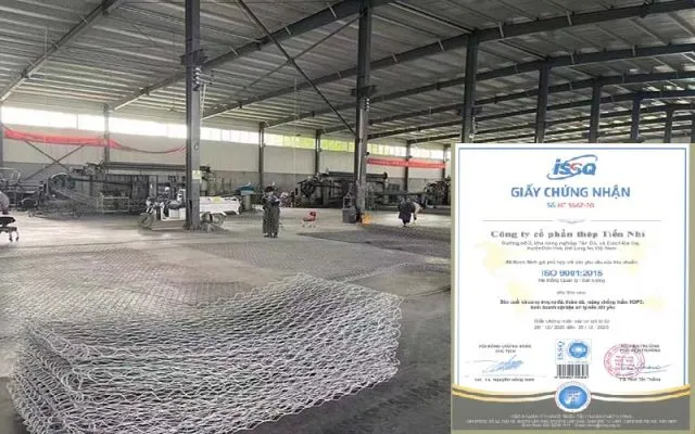 Rọ đá chuẩn bị xuất xưởng