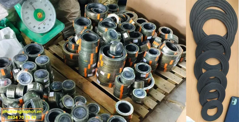 Ron cao su mặt bích chuẩn BS không lỗ bulong