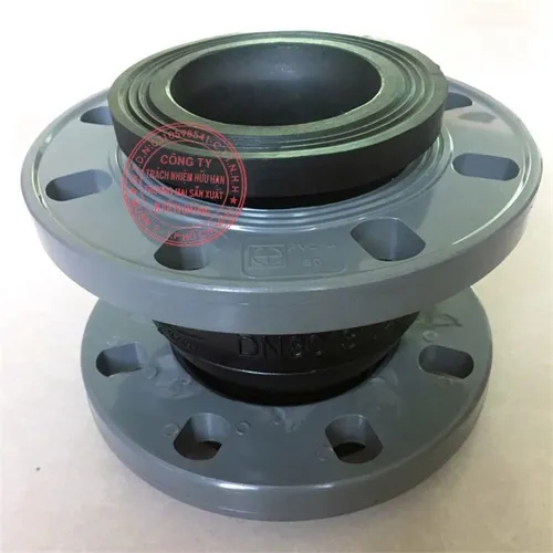 Khá»›p ná»‘i má»m cao su máº·t bÃ­ch nhá»±a PVC Flange Rubber Expansion Joint 1