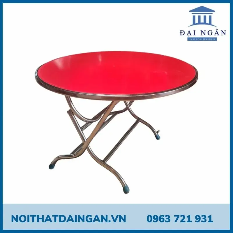 Bàn tròn inox 304 1m2 thanh lý - kiểm tra kỹ tình trạng