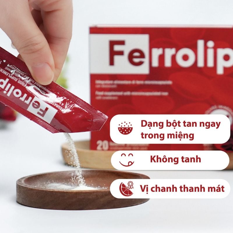 Hộp Sắt Cho Bà Bầu: Ferrolip – Giải Pháp Bổ Sung Sắt Tối Ưu Từ Italia