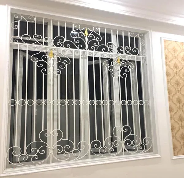 Hoa sắt cửa sổ sơn tĩnh điện bền đẹp