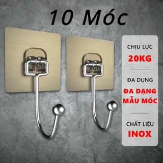 Móc Treo Đồ Inox 304 Dán Tường Chịu Lực Siêu Bền
