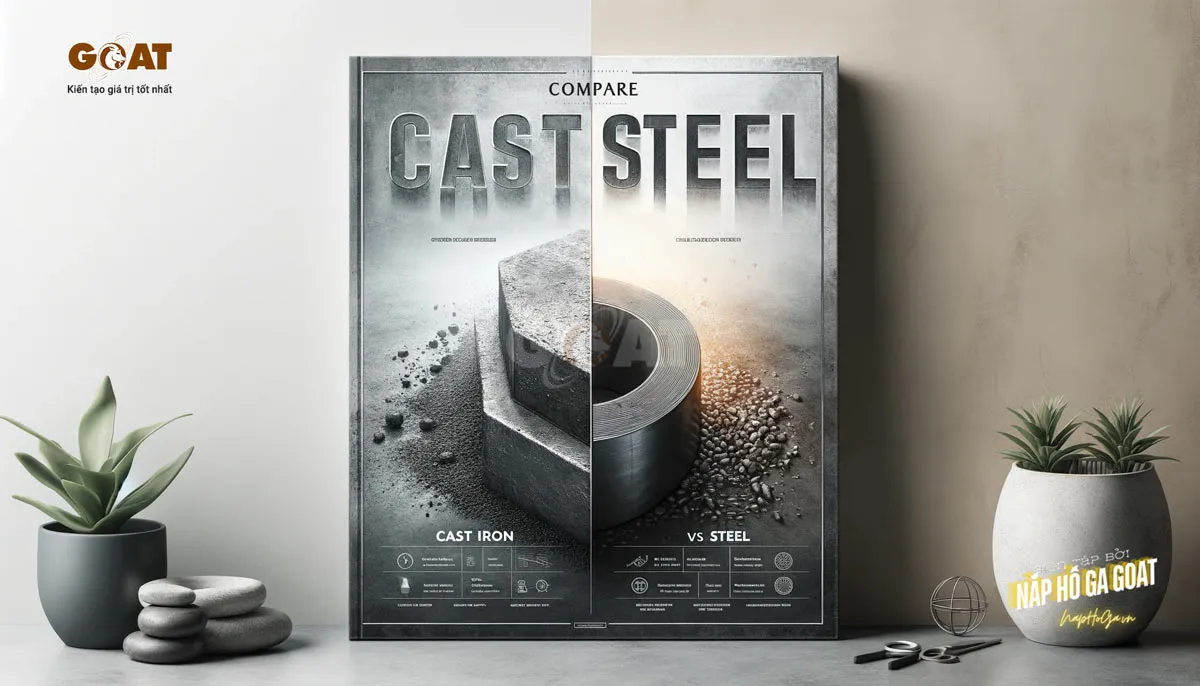 So sánh gang và thép về thành phần hóa học