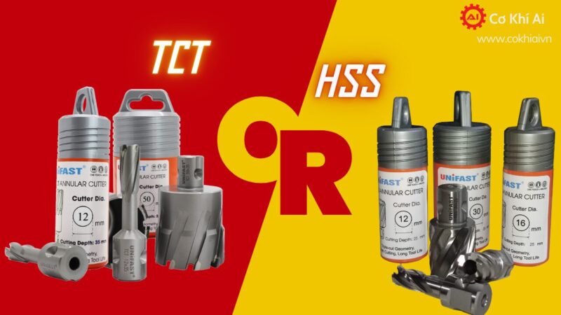 So Sánh Chi Tiết Mũi Khoan Thép Gió (HSS) và Mũi Khoan Hợp Kim Siêu Cứng (TCT)