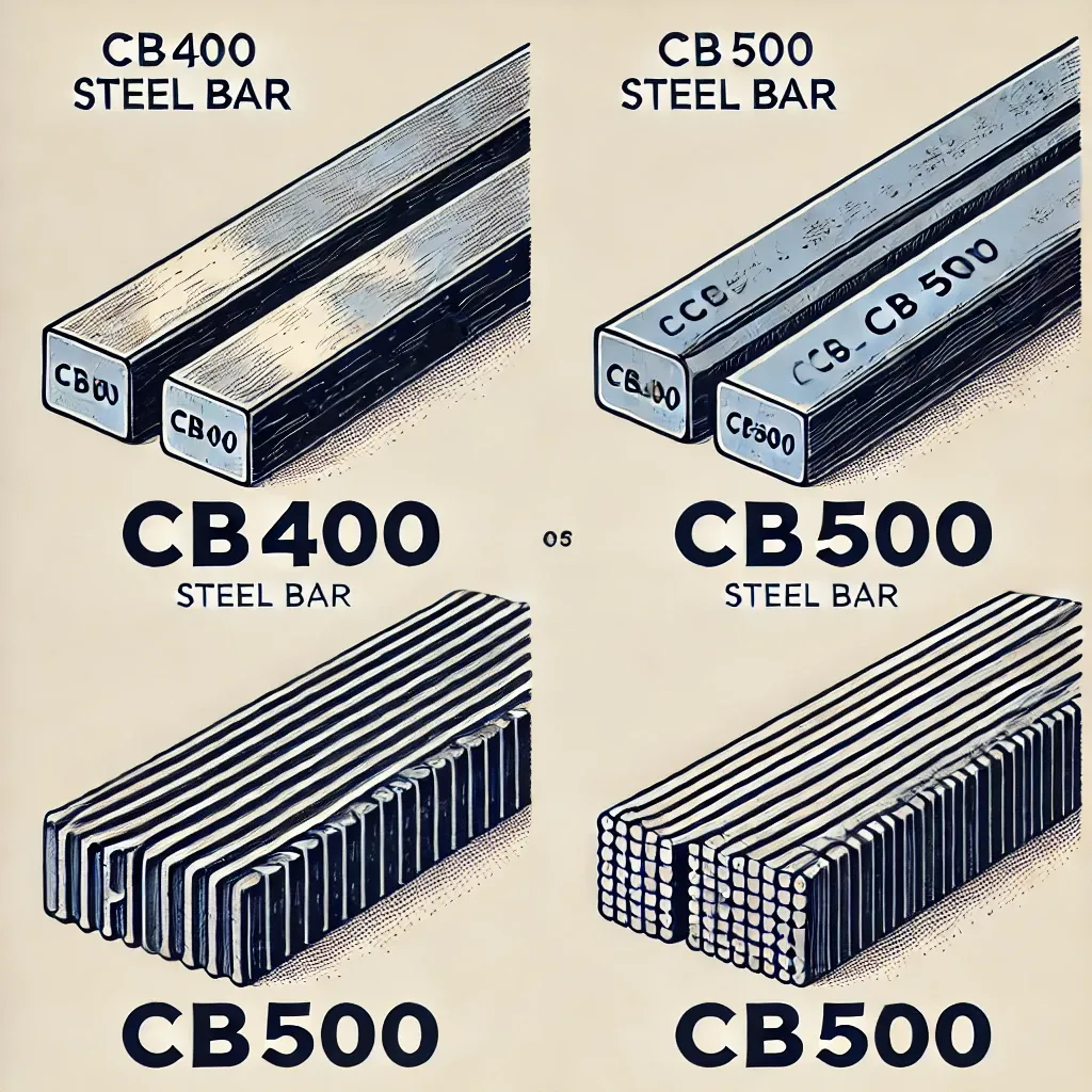 So sánh thép CB400 và CB500 trong ứng dụng xây dựng