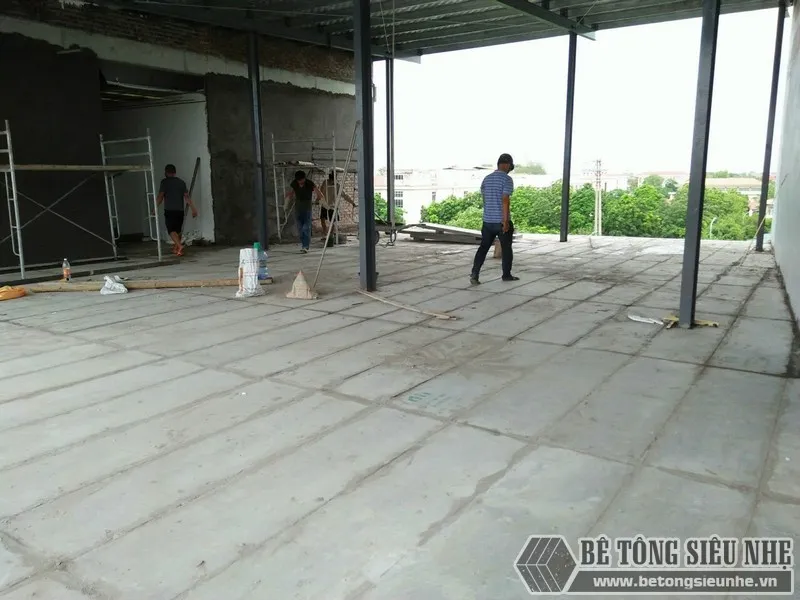 Báo giá thi công sàn bê tông nhẹ EPS