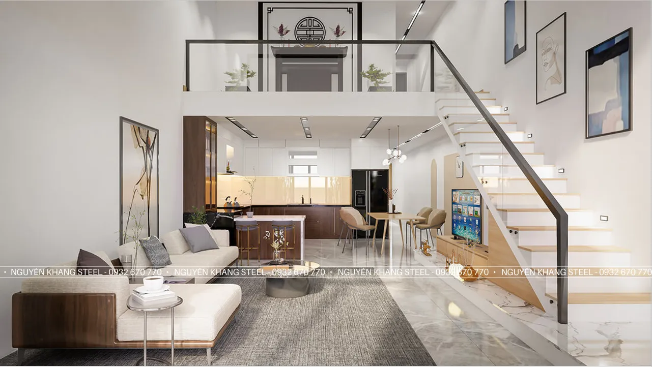 Tấm Cemboard làm gác lửng