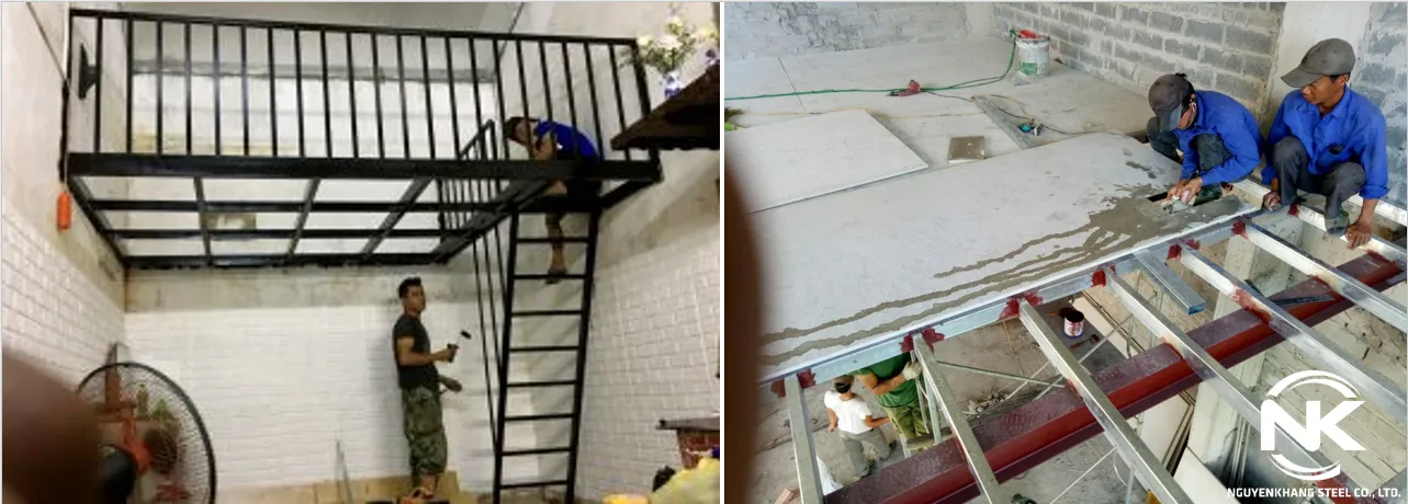 Tấm lót sàn gác lửng