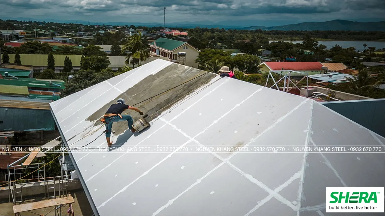 Tấm xi măng lợp mái