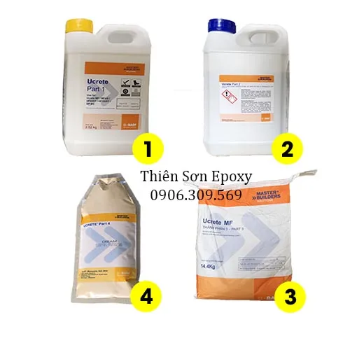 Thành phần sơn sàn PU gồm 4 phần cơ bản giúp tăng cường liên kết hóa học.