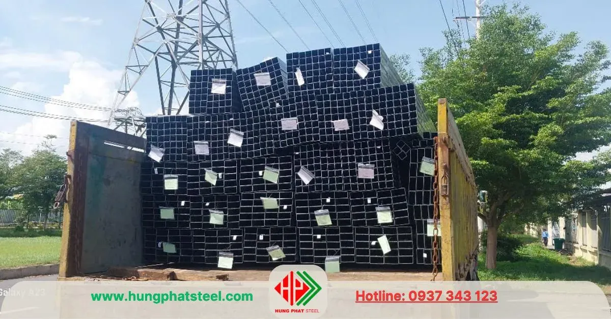 Kho thép hộp mạ kẽm