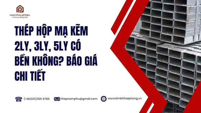 Giá Thép Hộp Mạ Kẽm 30x30: Thông Tin Chi Tiết Cho Công Trình Của Bạn