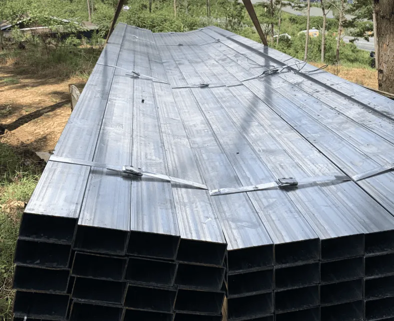 Thép hộp mạ kẽm 40x80