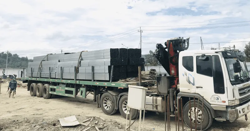 Thép hộp nhúng kẽm nóng 40x80