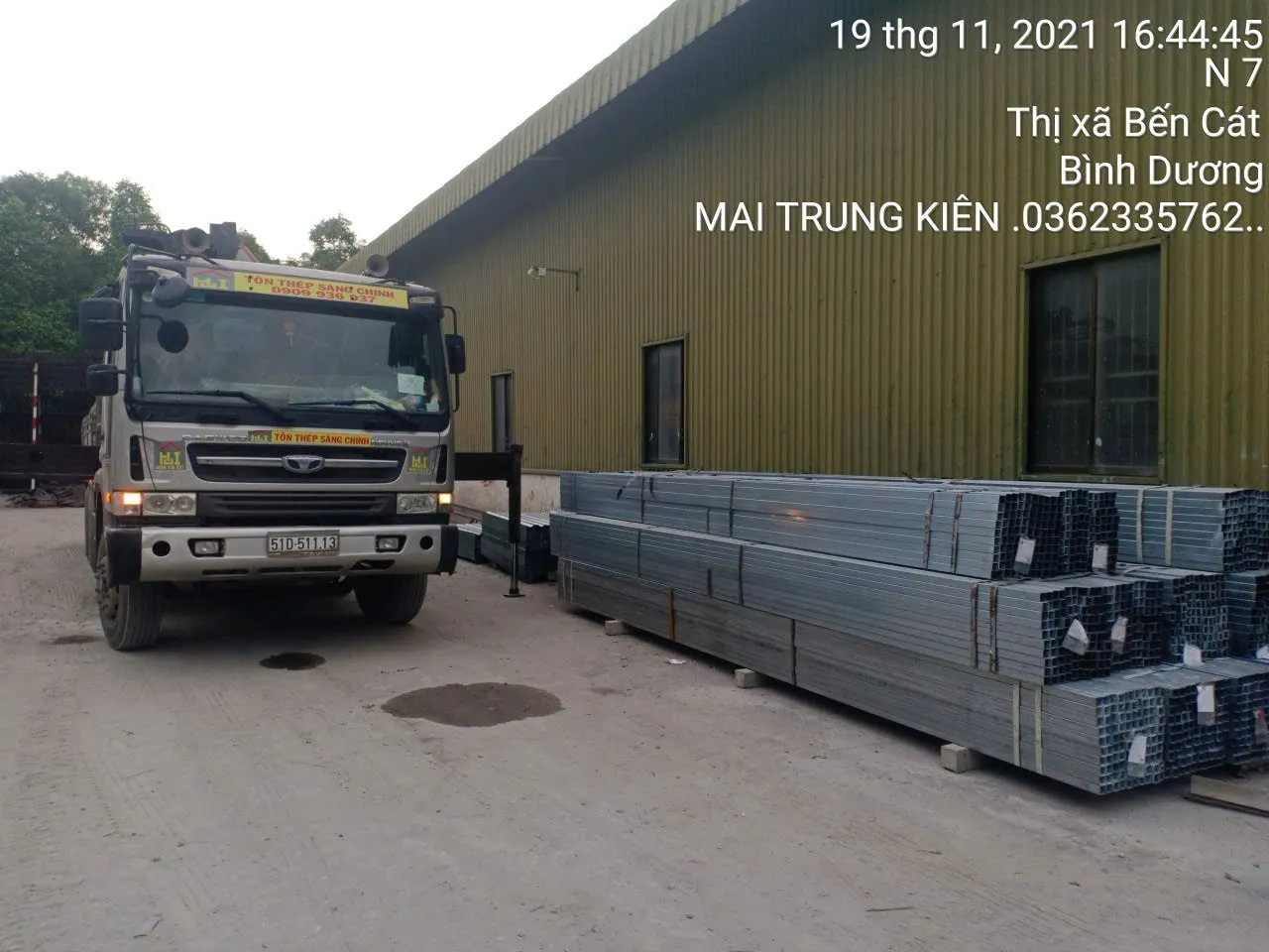 Thép hộp vuông mạ kẽm tại Sáng Chinh STEEL