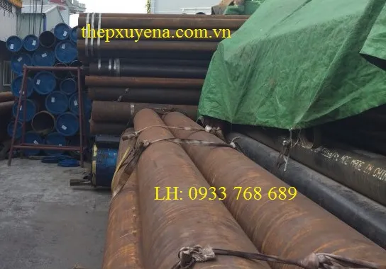 Sản phẩm thép ống đúc phi 219 thực tế tại kho
