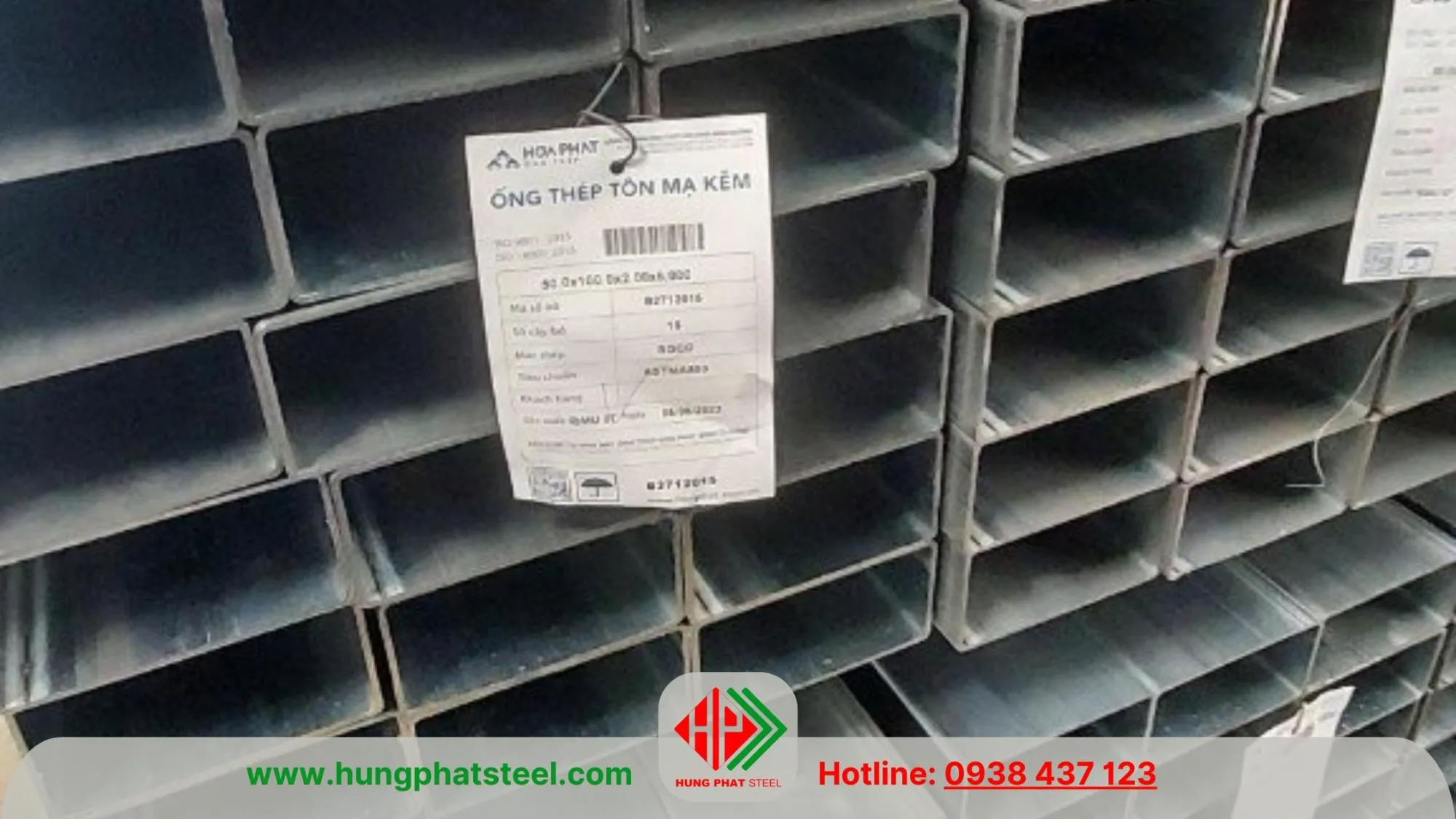 Thép ống hộp tôn mạ kẽm Hòa Phát