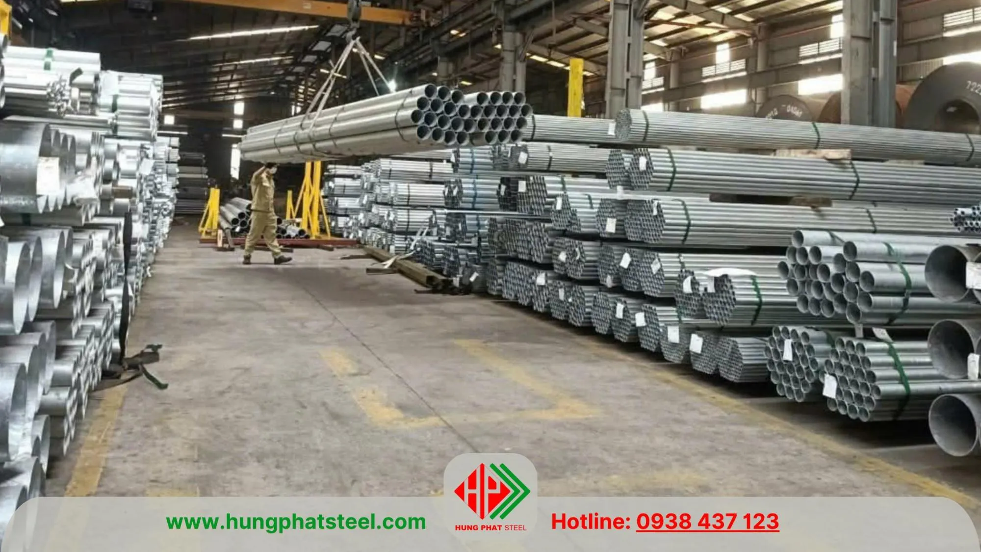 Thép ống mạ kẽm Hòa Phát trong ứng dụng thực tế