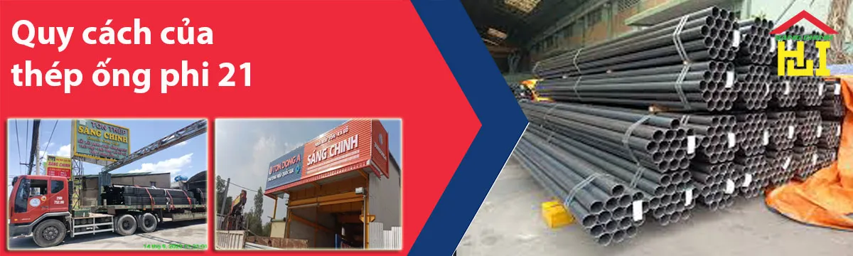 Quy cách của thép ống phi 21