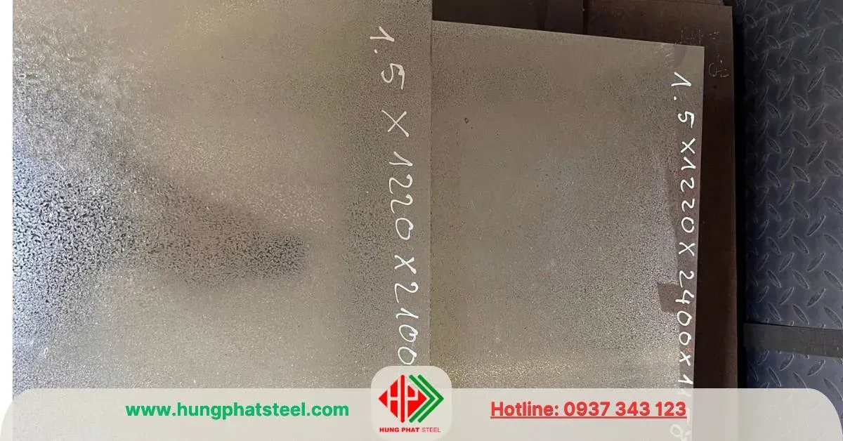 Thép tấm 1.5ly (sắt tấm 1.5mm) trơn cán nóng