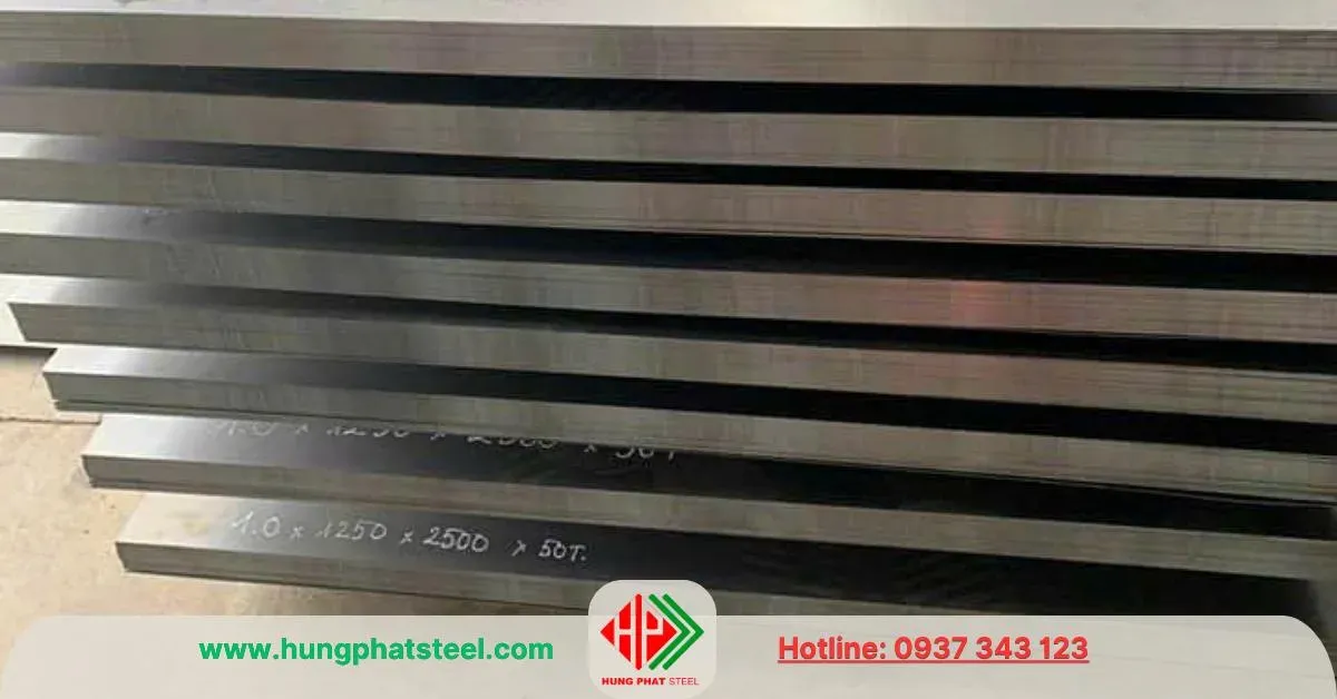 Gia công thép tấm 1 ly theo yêu cầu khách hàng