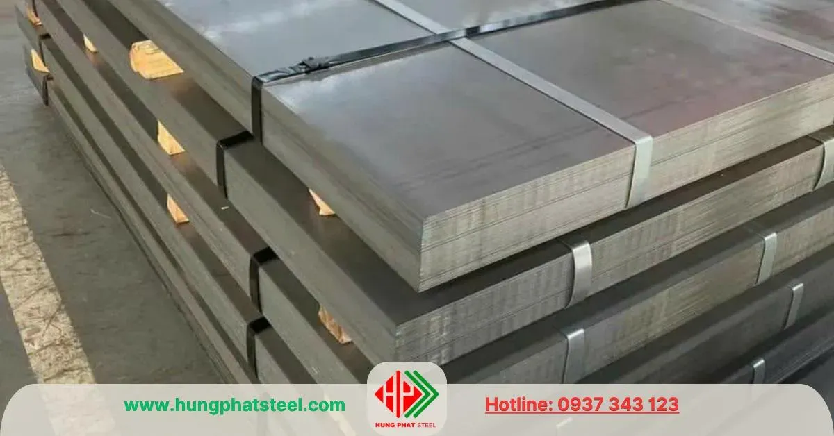 Thép tấm 1 ly cán nóng bề mặt xanh đen