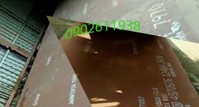 Hình ảnh thép tấm Hardox 500 với độ bền cao