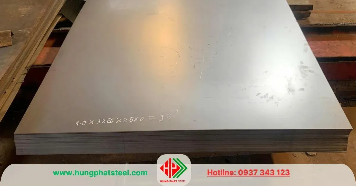 Thép tấm mạ kẽm 1 ly chống gỉ sét vượt trội