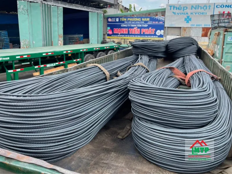 Thép thanh vằn với cấu trúc gân tăng độ bám dính