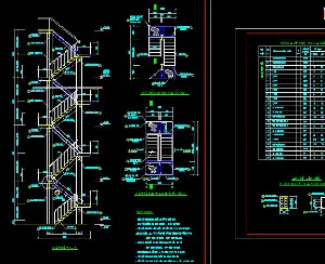 Thiết kế bản vẽ CAD cầu thang sắt xoắn ốc nghệ thuật