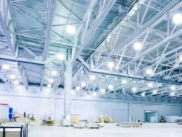 Thiết kế chiếu sáng nhà xưởng mẫu 2