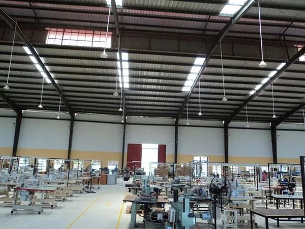 Thiết kế chiếu sáng nhà xưởng mẫu 3