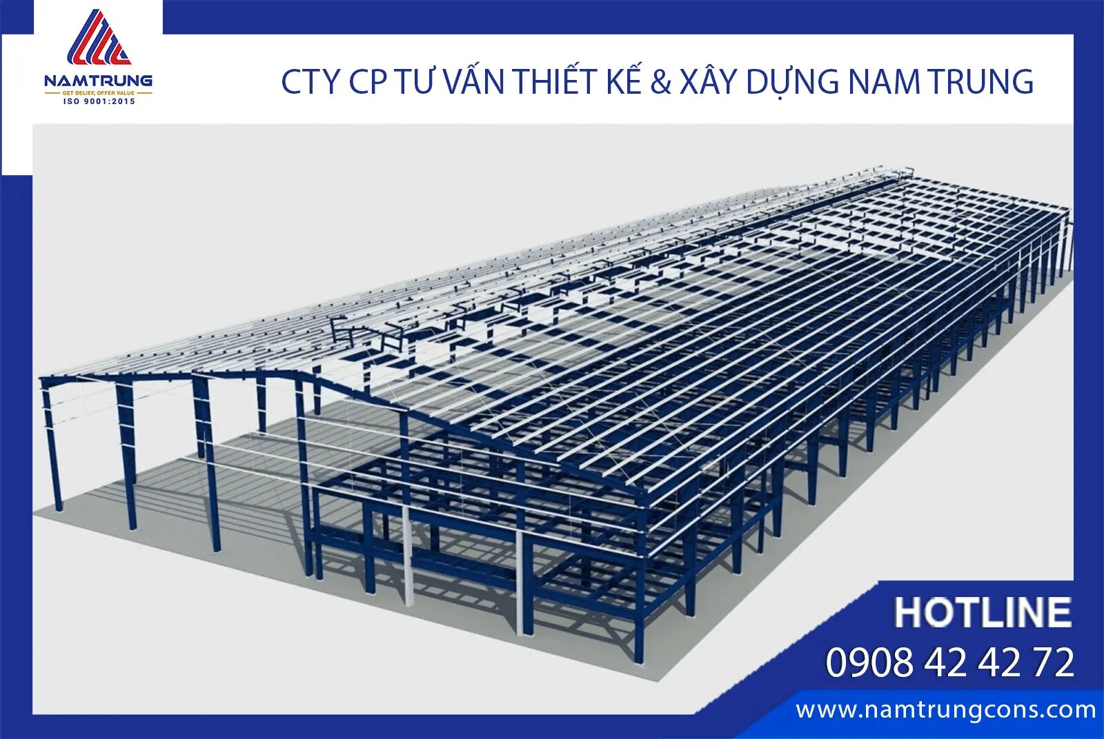 Sơ đồ kết cấu nhà xưởng