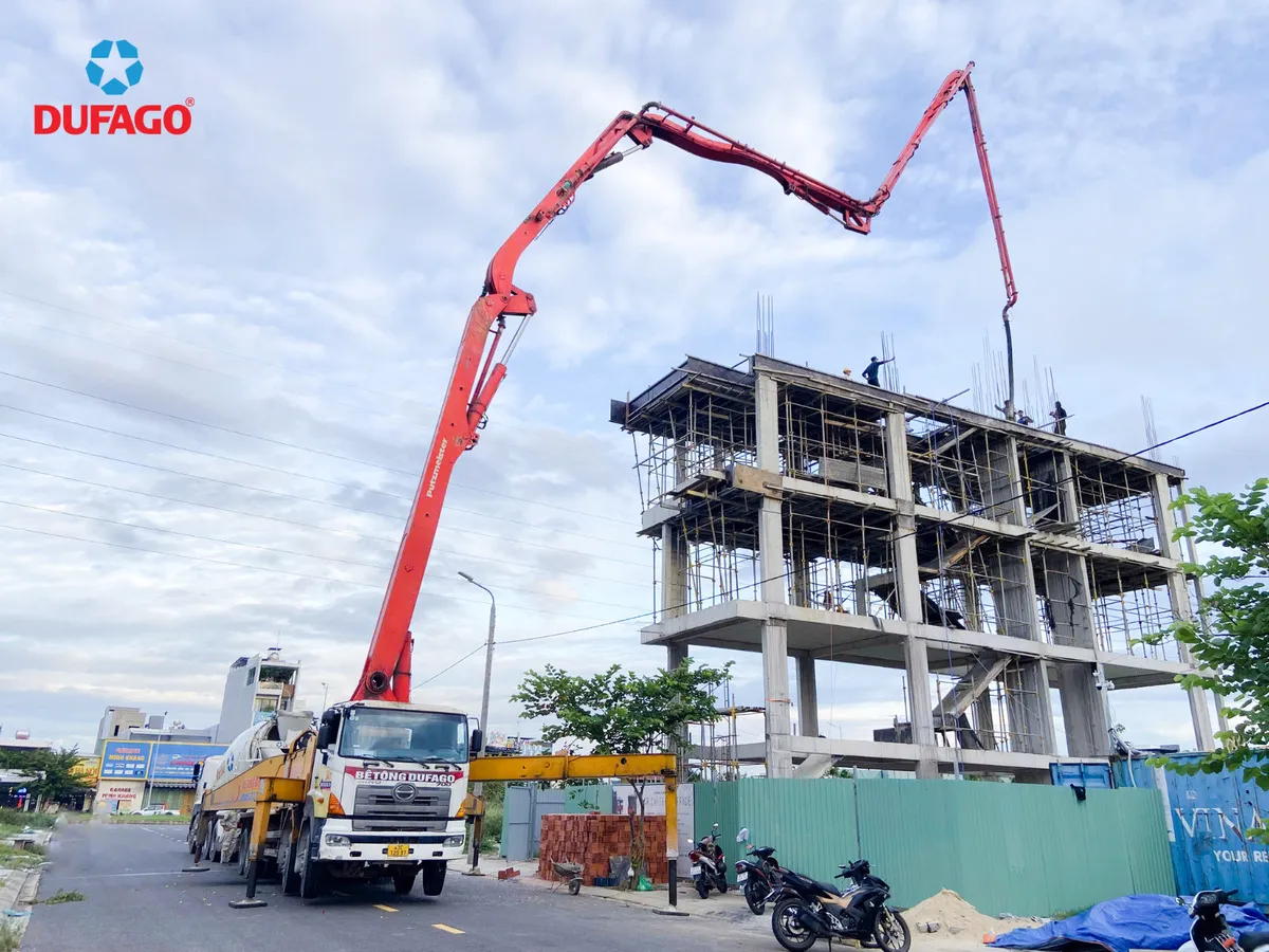 Thời gian vận chuyển và trộn bê tông