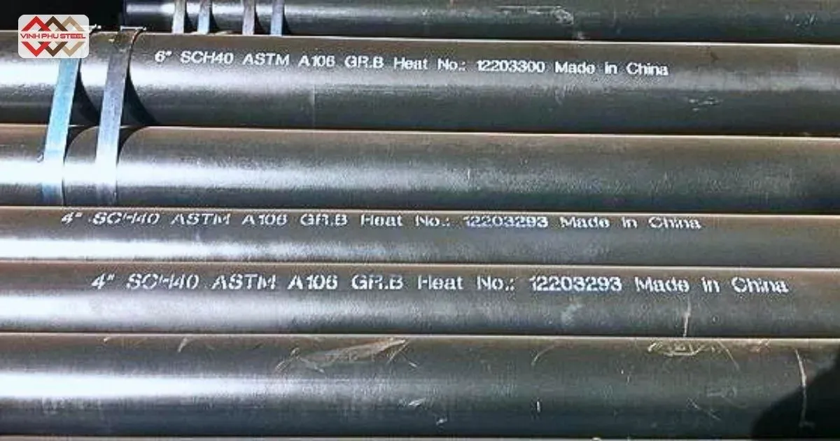 Thông số ống thép đúc Trung Quốc