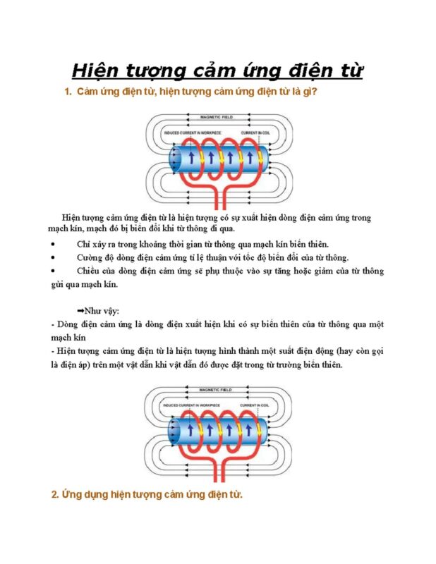 Hiện Tượng Gì Xảy Ra Với Thanh Thép Khi Đặt Trong Ống Dây Có Dòng Điện Một Chiều Chạy Qua