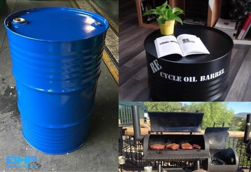 Ứng dụng của thùng phuy sắt 200l