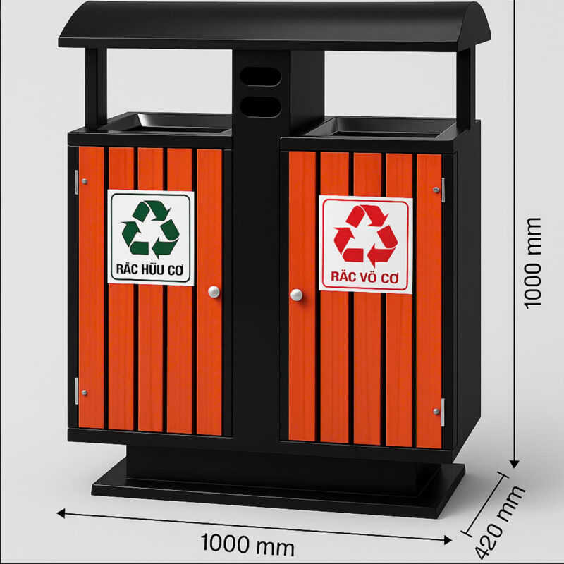 Thùng Rác Thép Sơn Tĩnh Điện Phân Loại Rác: Giải Pháp Bền Vững Cho Môi Trường Đô Thị