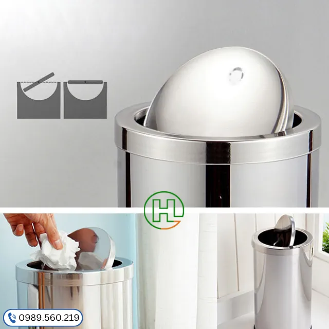 thung rac inox nap lat 10