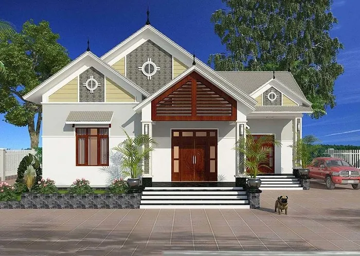 Thiết kế 3D toàn cảnh nhà phố