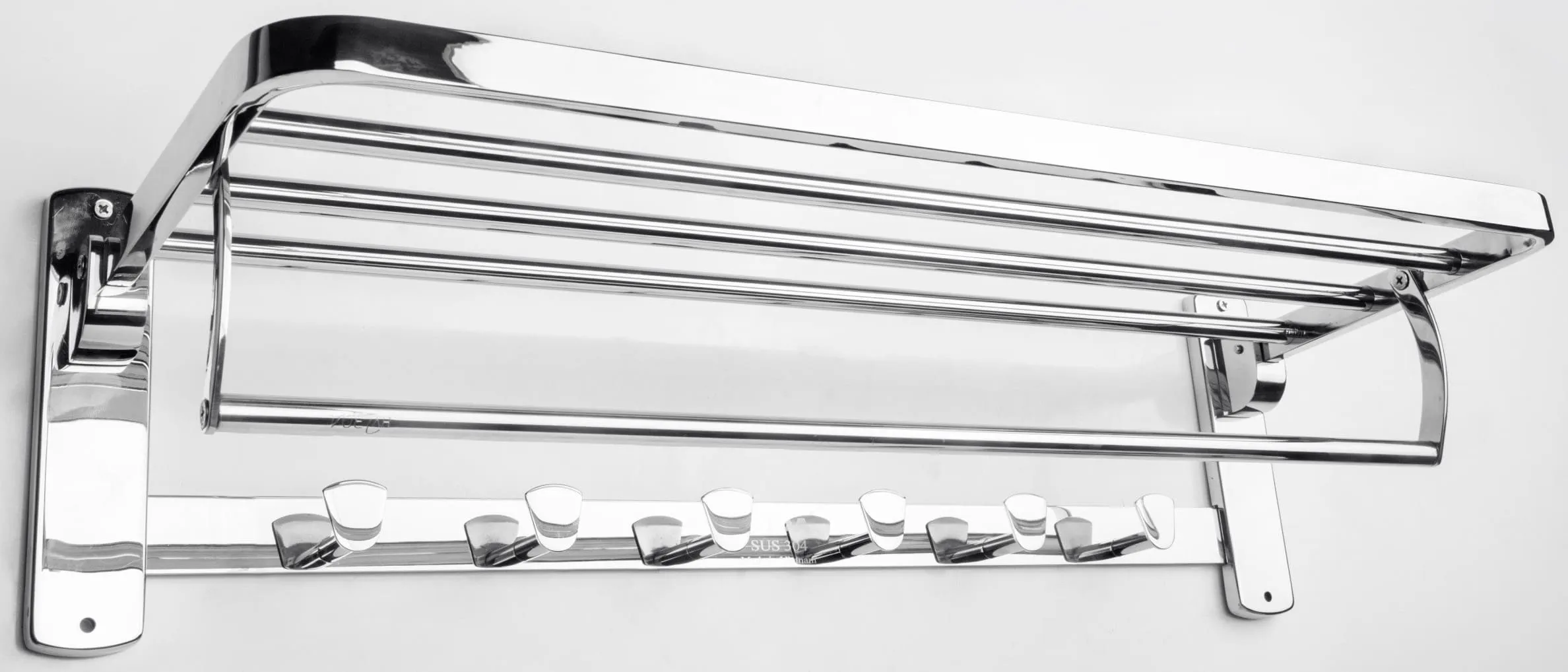 Vắt khăn giàn đa năng kèm móc áo Toda TD5906