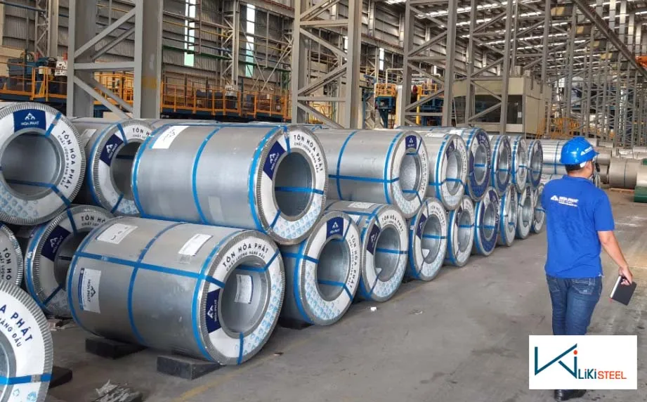Giá tôn cuộn mạ kẽm Hòa Phát tại LIKI STEEL là lựa chọn kinh tế nhất