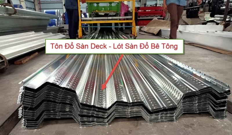 Tôn đổ sàn deck là giải pháp thay thế hoàn hảo thay thế đổ bê tông truyền thống