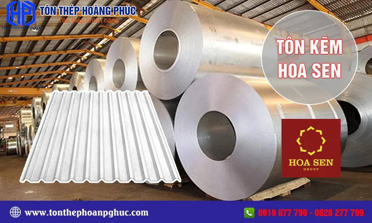 Tôn mạ kẽm Hoa Sen ứng dụng đa dạng